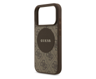 Guess 4G Circle Classic Logo MagSafe do iPhone 17 Pro brązowy - 1365487 - zdjęcie 5